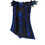 Blue Skull cape