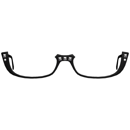 Black Vkei Low Anime Glasses