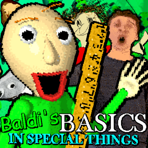 Baldi's Basics in Special Things official Roblox game thumbnail