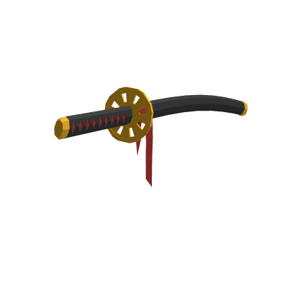 Roblox Item Red & Gold Katana