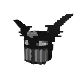 8-Bit Noir Knight Helm