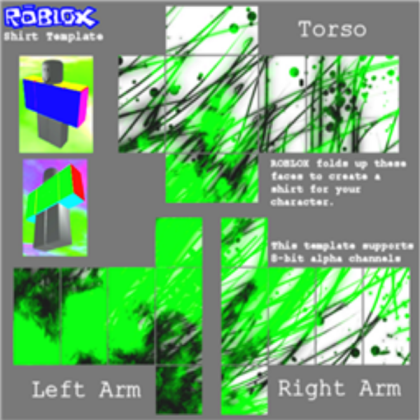 Neon Green Evanescence Shirt Roblox decal