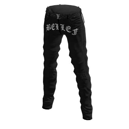 Black Y2K Atlanta Skinny jeans