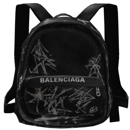 [1.0] Black Graffiti Backpack Roblox item