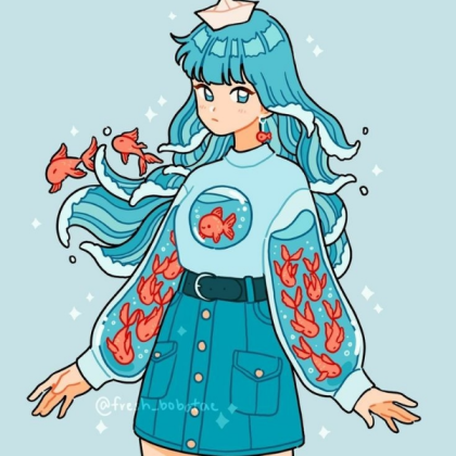Fish Girl Roblox decal