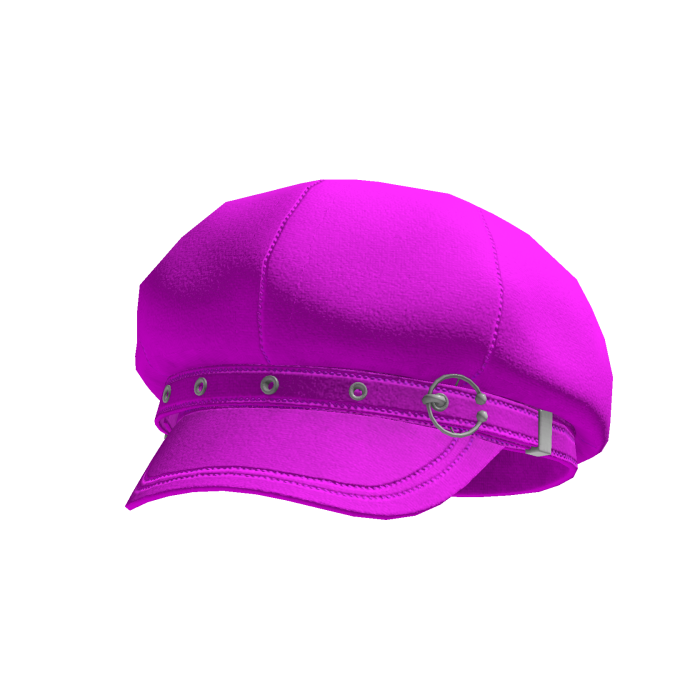 Goth Style Pink Hat