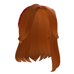 Valentine's Ginger Cute Hair W/Head Band In Red
