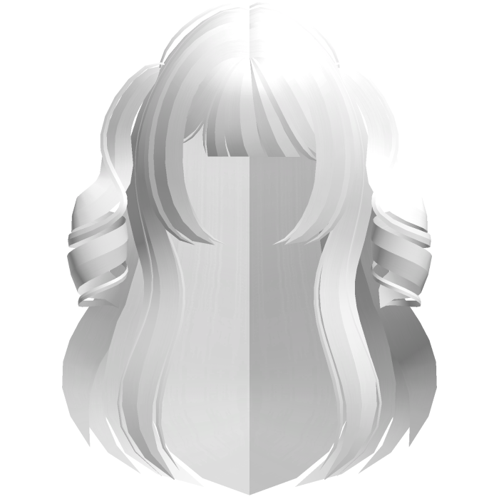 princess long straight hime curly white