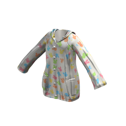 Rainbow Bunny Raincoat 