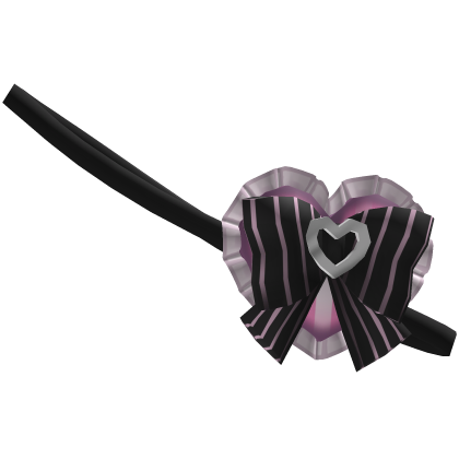 kawaii jirai kei black pink frilly eyepatch