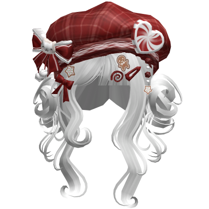 ♡ Christmas Swirly Wispy Buns (White)