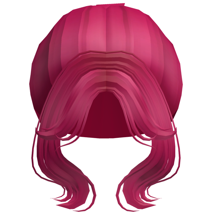 Soft Princess Wavy High Bun (Hot Pink)