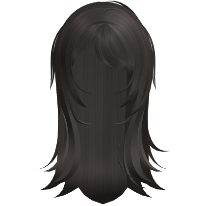 gothic fatal vampire messy wispy hair dark brown
