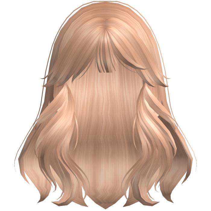 Soft Peach Blonde Layered Hair 🩷