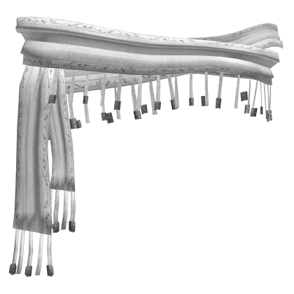 Gaian Temprit Rune Bead White Waist Scarf | Roblox Item - Rolimon's
