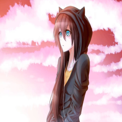 Cute anime girl Roblox decal