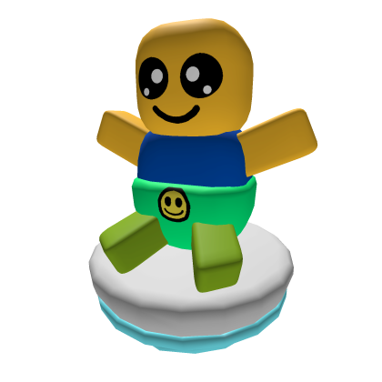 Roblox Item Cute Baby Noob in SpaceShip | Shoulder Accessory