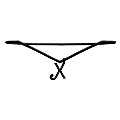 ꒰1.0꒱ BB initial necklace: X