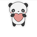 The fluffy panda