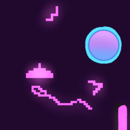 Vaporwave Protogene Texture Roblox decal