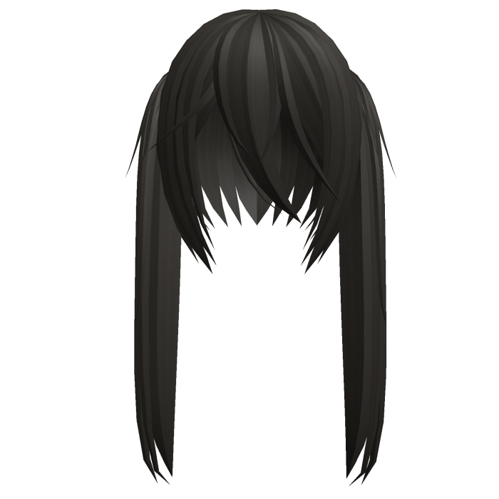 Cute Kawaii Long Moe Pigtails in Dark Brown