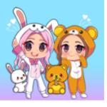 Maya and Clara gaming squad