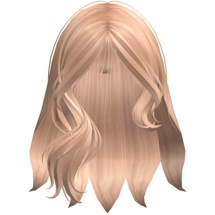 Soft Light Blonde Wavy Hair