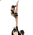 Golden girls! cheer team