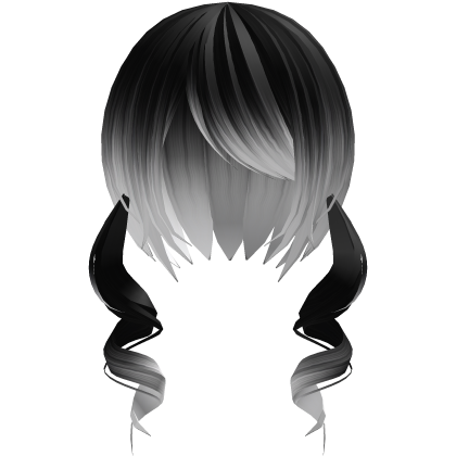ʚ♡ɞ cute soft curly twintails in ghost white Roblox item