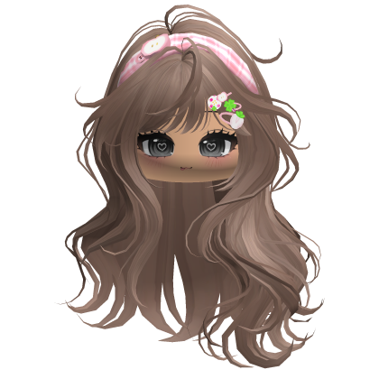 Light Brown Mori Kei Igari Hair w/ Cute Face 