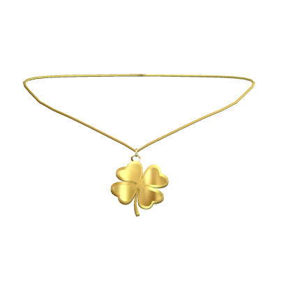 my luckest clover necklace