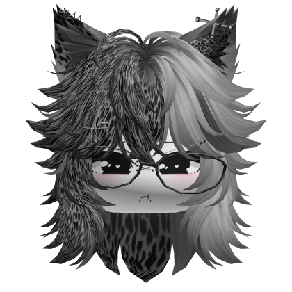Moe Furry Wolfcut (Gray Leopard)