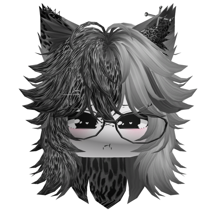 Moe Furry Wolfcut (Gray Leopard)