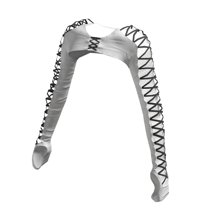 BB KPOP aespa White Arm Warmer Gloves