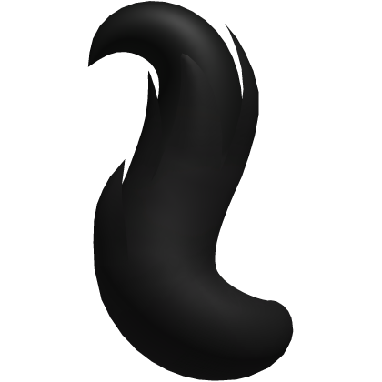 Big Curly Long Fluffy Furry Cat Tail | Black