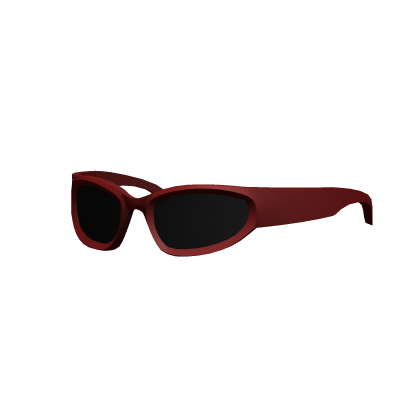 Y2K Punk Glasses | Red