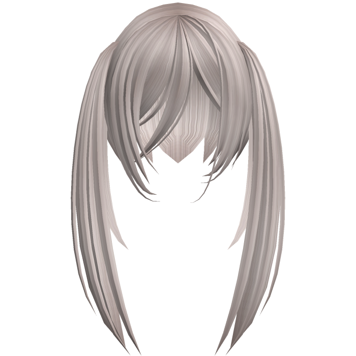 ୨ৎ Long Ash Soft Emo Overgrown Pigtails