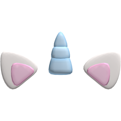 Cute Magical Kittycorn Ears & Horn