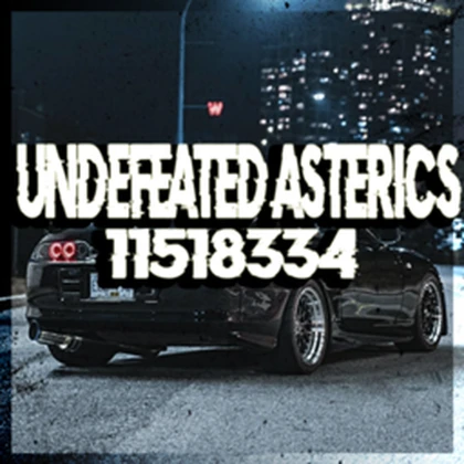 Undefeated Asterics Roblox group icon
