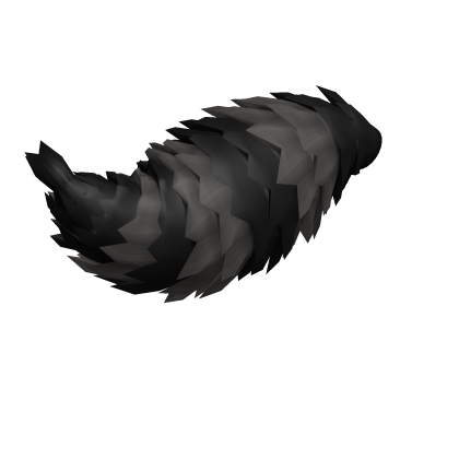 Raccoon Tail Black vkei Emo Scene Goth