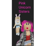 Pink unicorn sisters