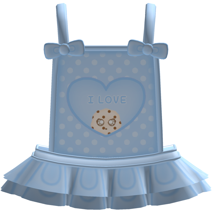 . ‿ ♡ nom nom ... cute cookie overalls blue