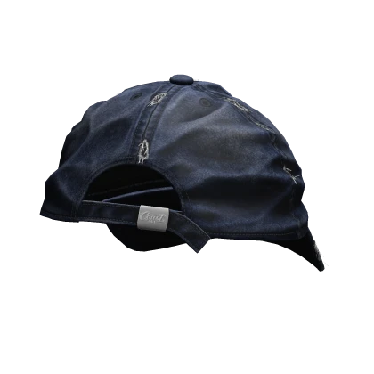 Denim Backwards Cap Blue Washed Grunge Y2K Hat | Roblox Item