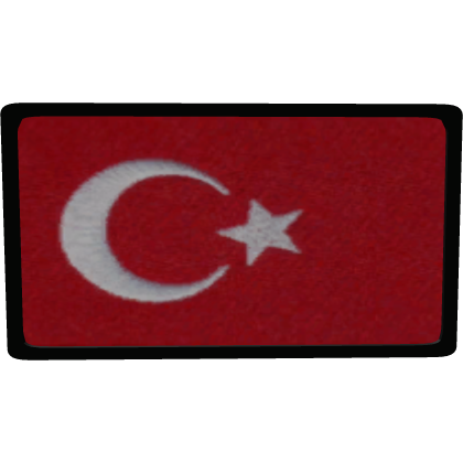 Turkey Flag Patch, Full Colour [R] Roblox item