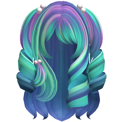 Cute Long Princess Curls In Cosmic Roblox item