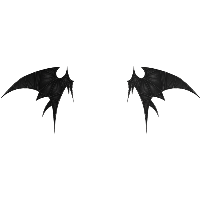 Black Gothic Bat Wings