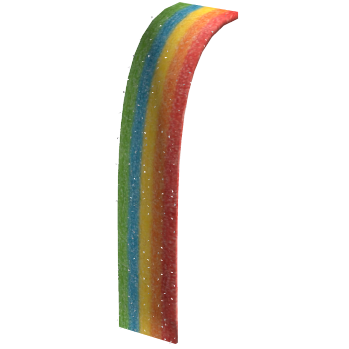 Sour rainbow Gummy Belt candy 🌈