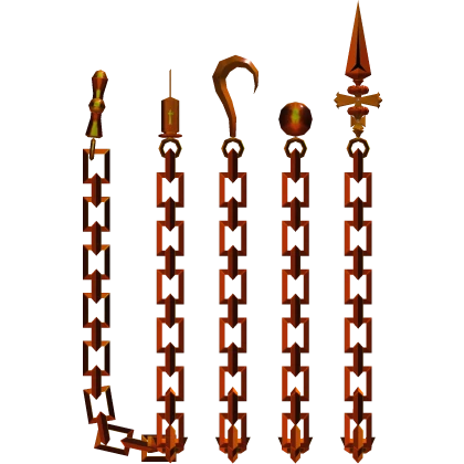 Amber Scarlet Chain Glove L [R6] | Roblox Item - Rolimon's