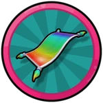 Rainbow Flying Carpet