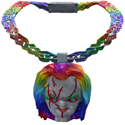 Iced Out Rainbow Chucky Halloween Chain 1.0
